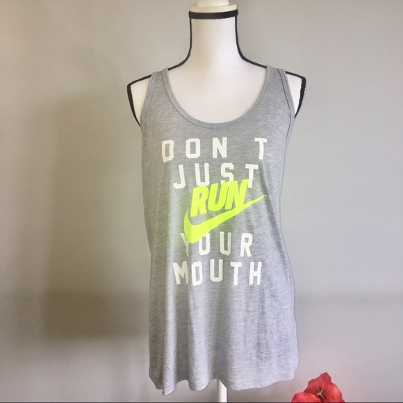 Nike Tops - Nike graphic racerback tank top